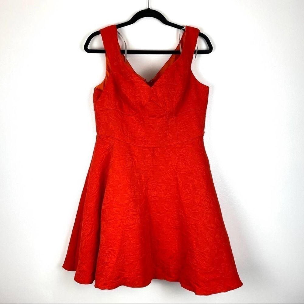 Asos Red Floral Mini Dress 12